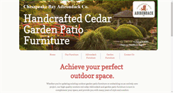 Desktop Screenshot of chesapeake-bay-adirondack.com